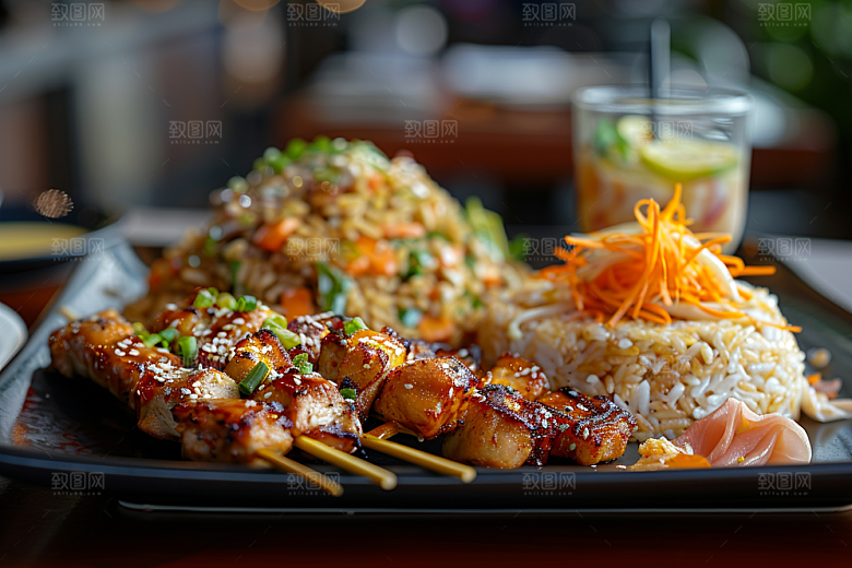 泰国菜泰餐美味摄影图