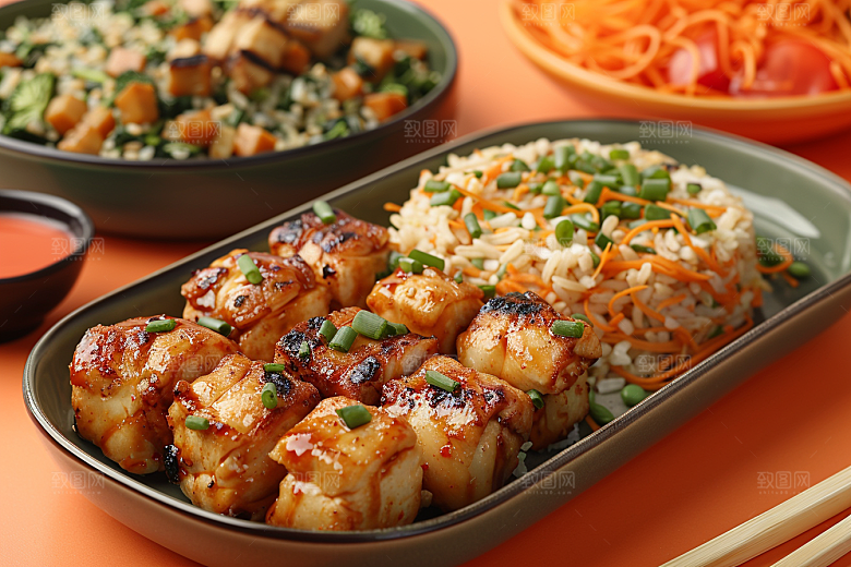 泰国菜美食冬阴功摄影图