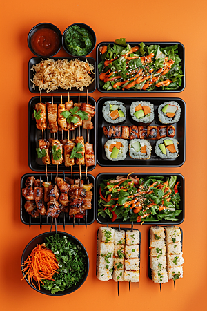 泰国菜冬阴功香料摄影图
