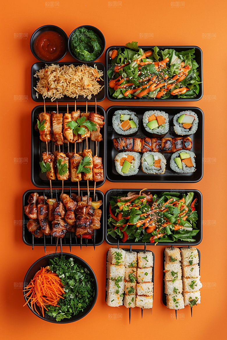 泰国菜冬阴功香料摄影图