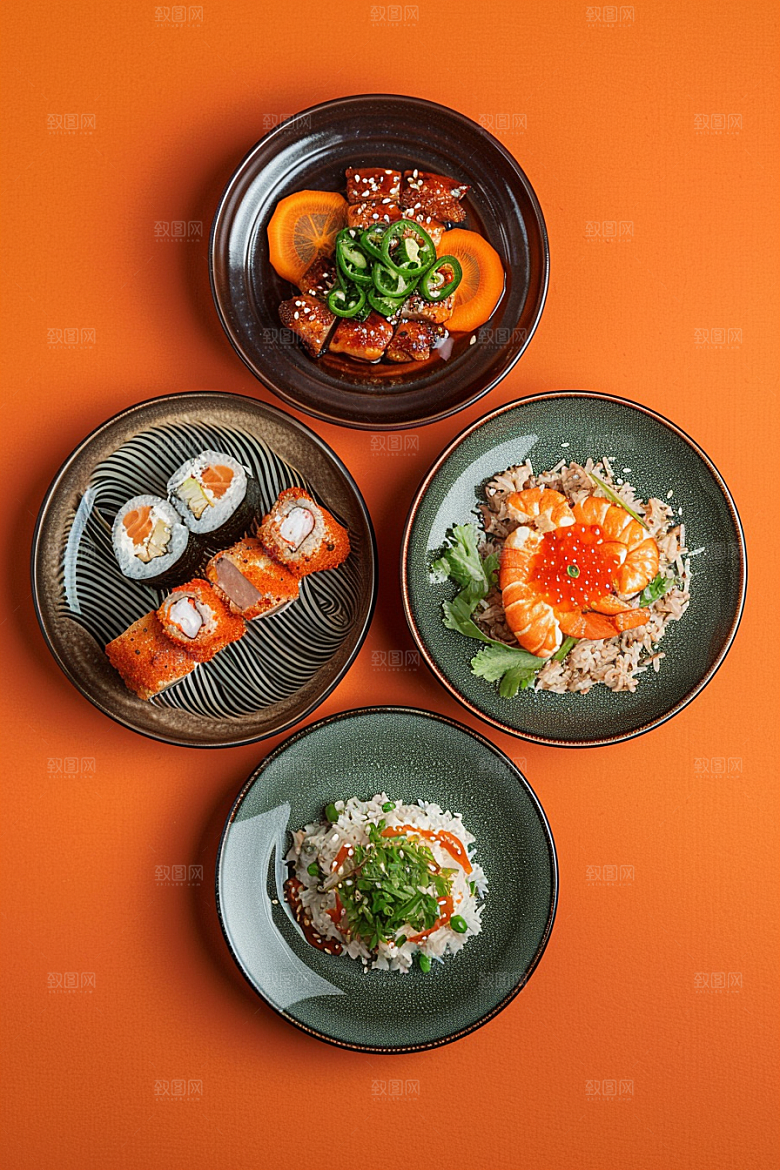 泰国菜清新美食摄影图