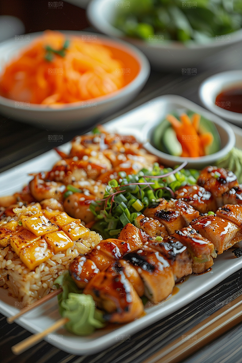 泰国菜香料美食摄影图