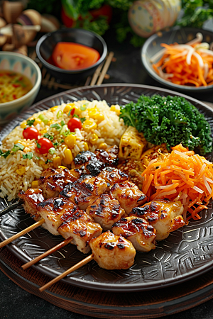 泰国菜冬阴功香料摄影图