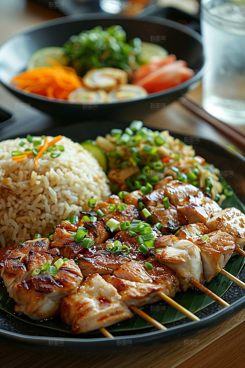 泰国菜美食泰餐摄影图