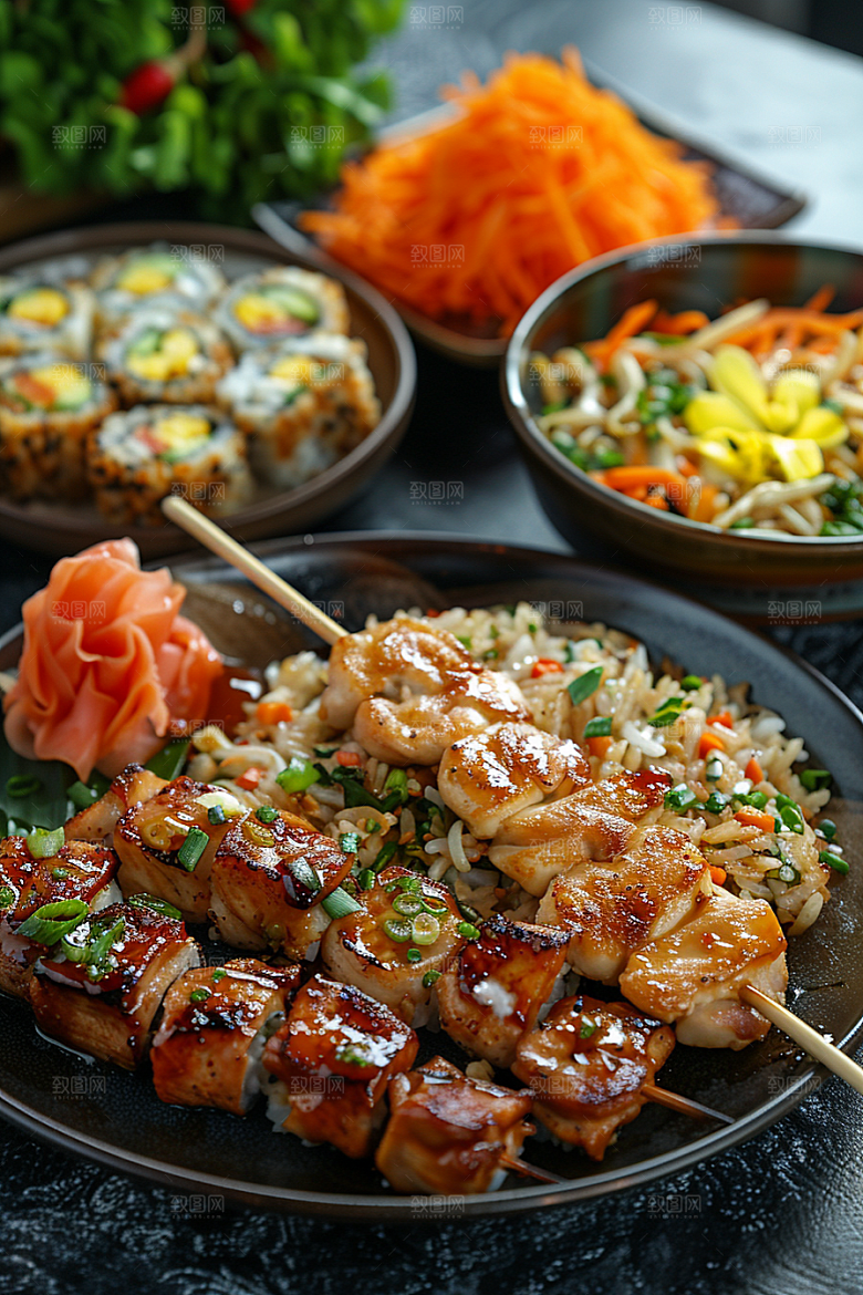 泰国菜香料清新摄影图