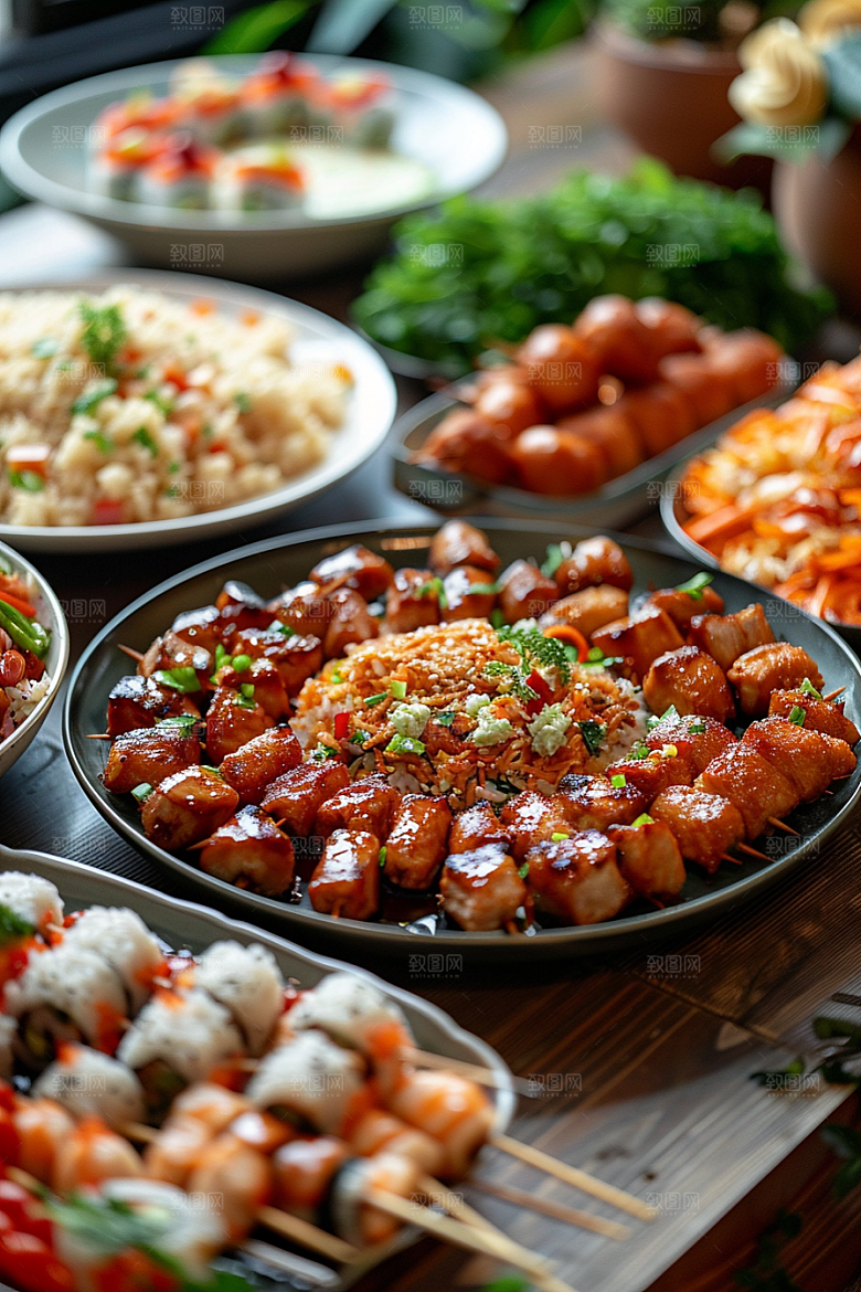 泰国菜香料高清摄影图
