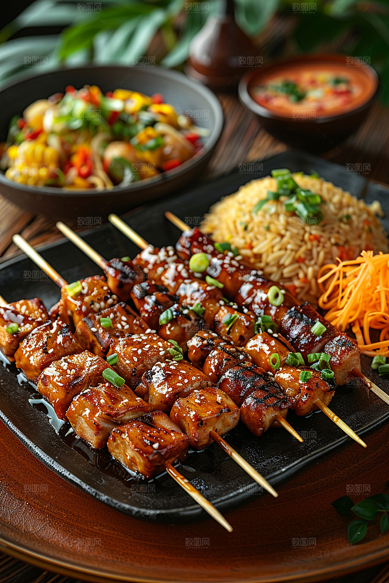 泰国菜冬阴功美食摄影图