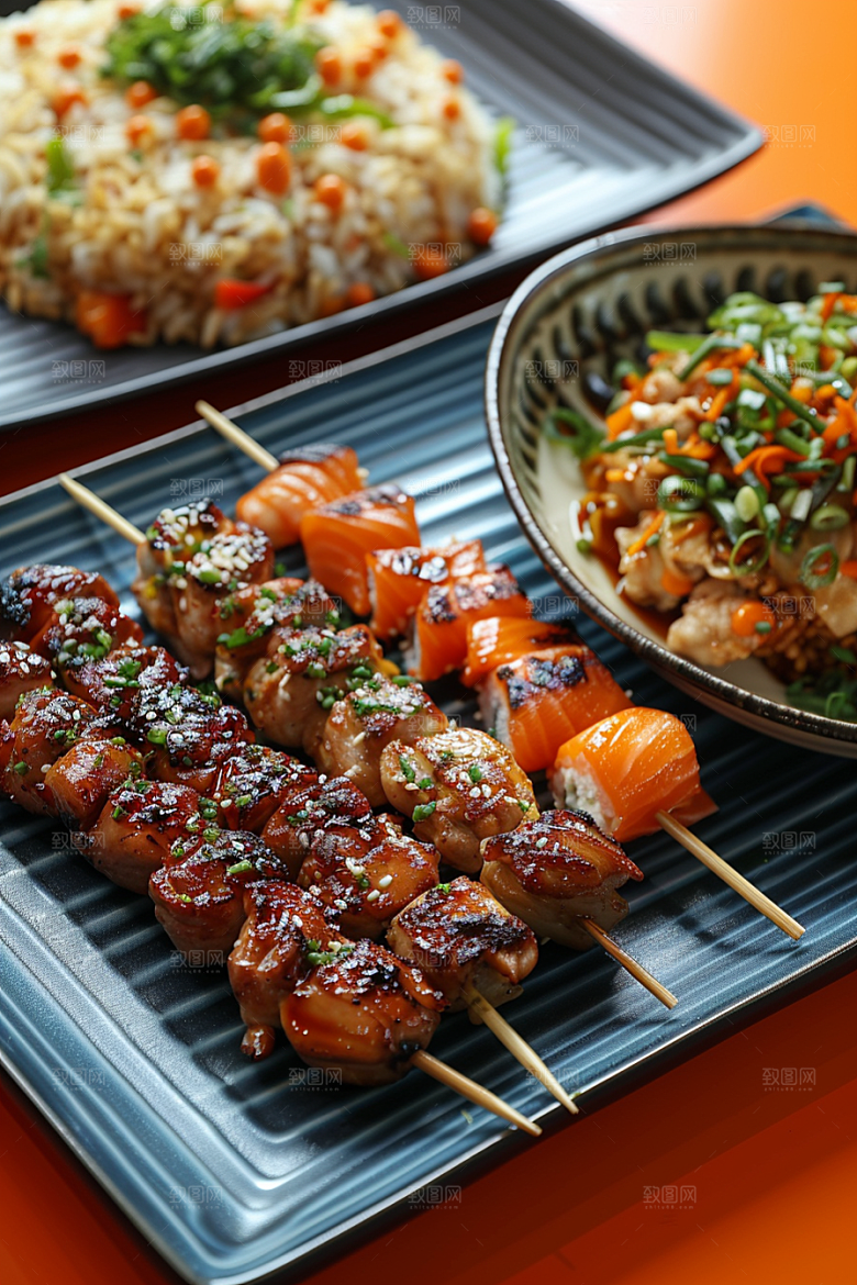 泰国菜地方菜美食摄影图