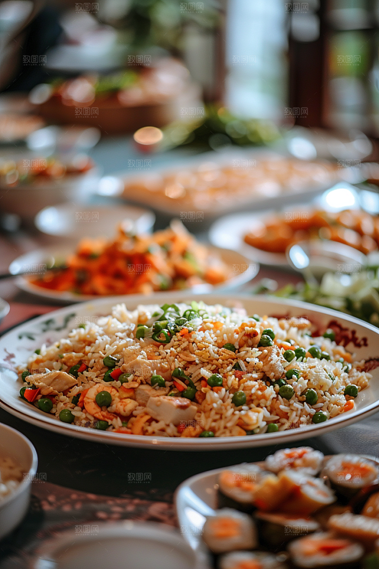泰国菜美食自然摄影图