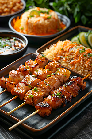 泰国菜美食美食摄影图