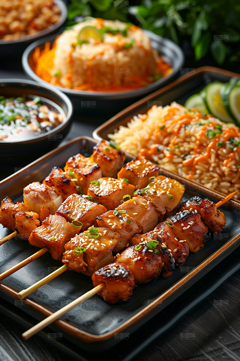 泰国菜美食美食摄影图