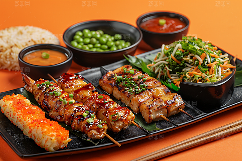 泰国菜美食清新摄影图
