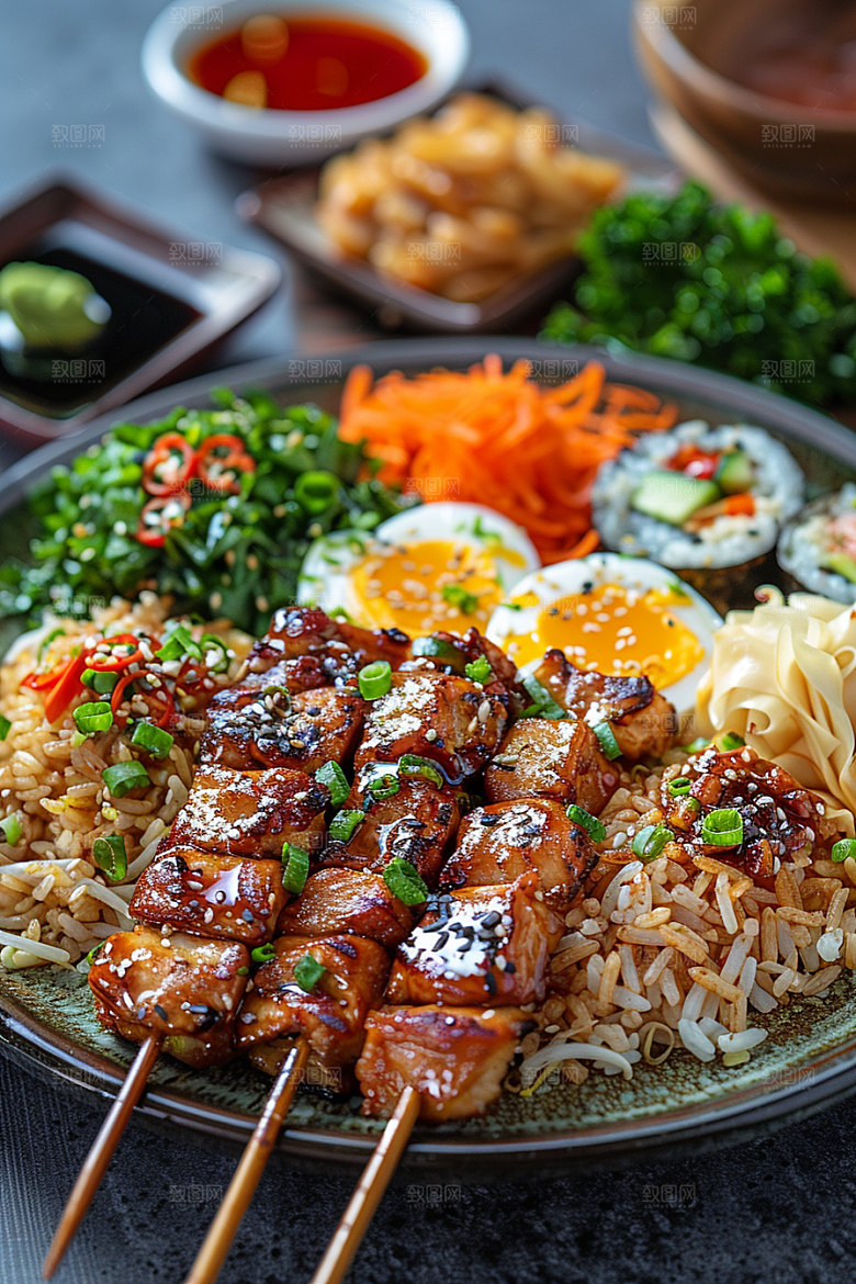 泰国菜美食冬阴功摄影图