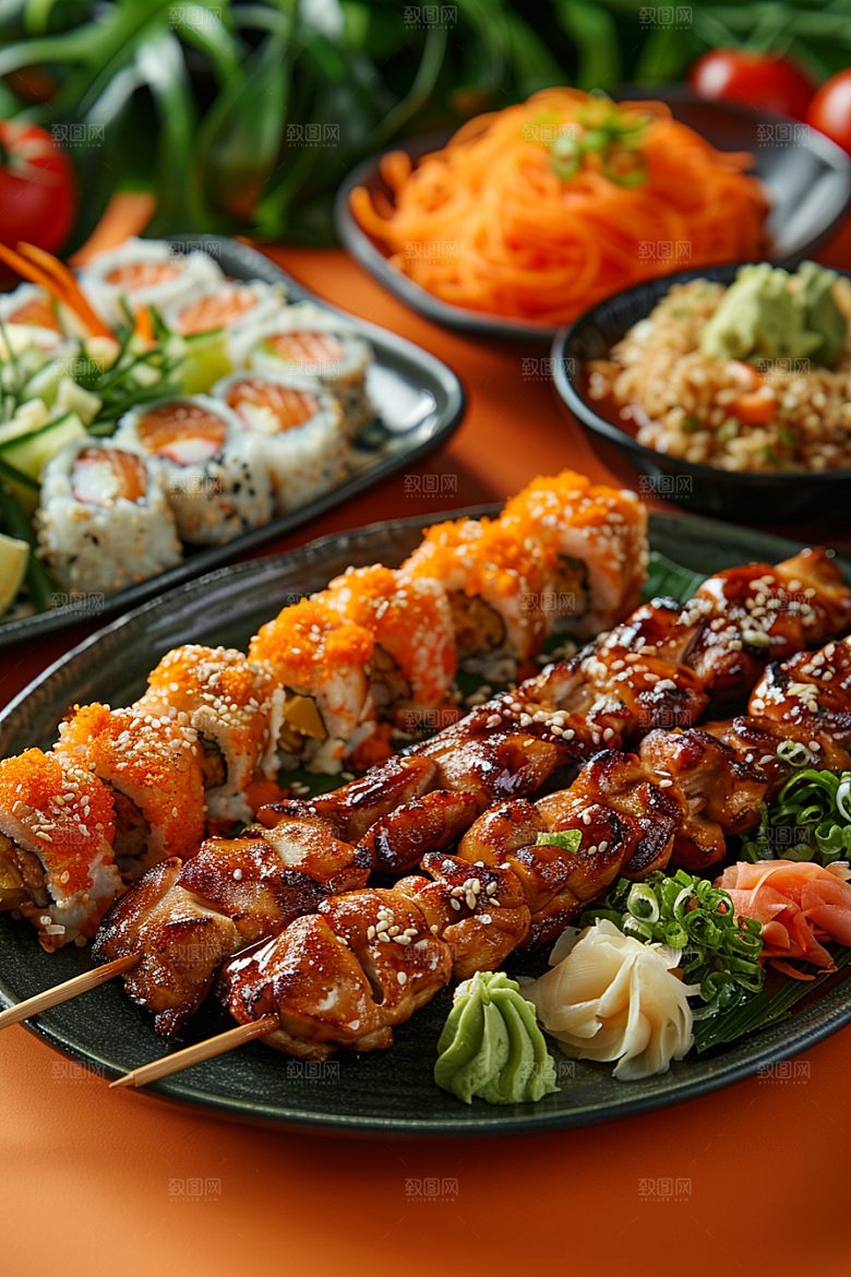 泰国菜特色香料摄影图