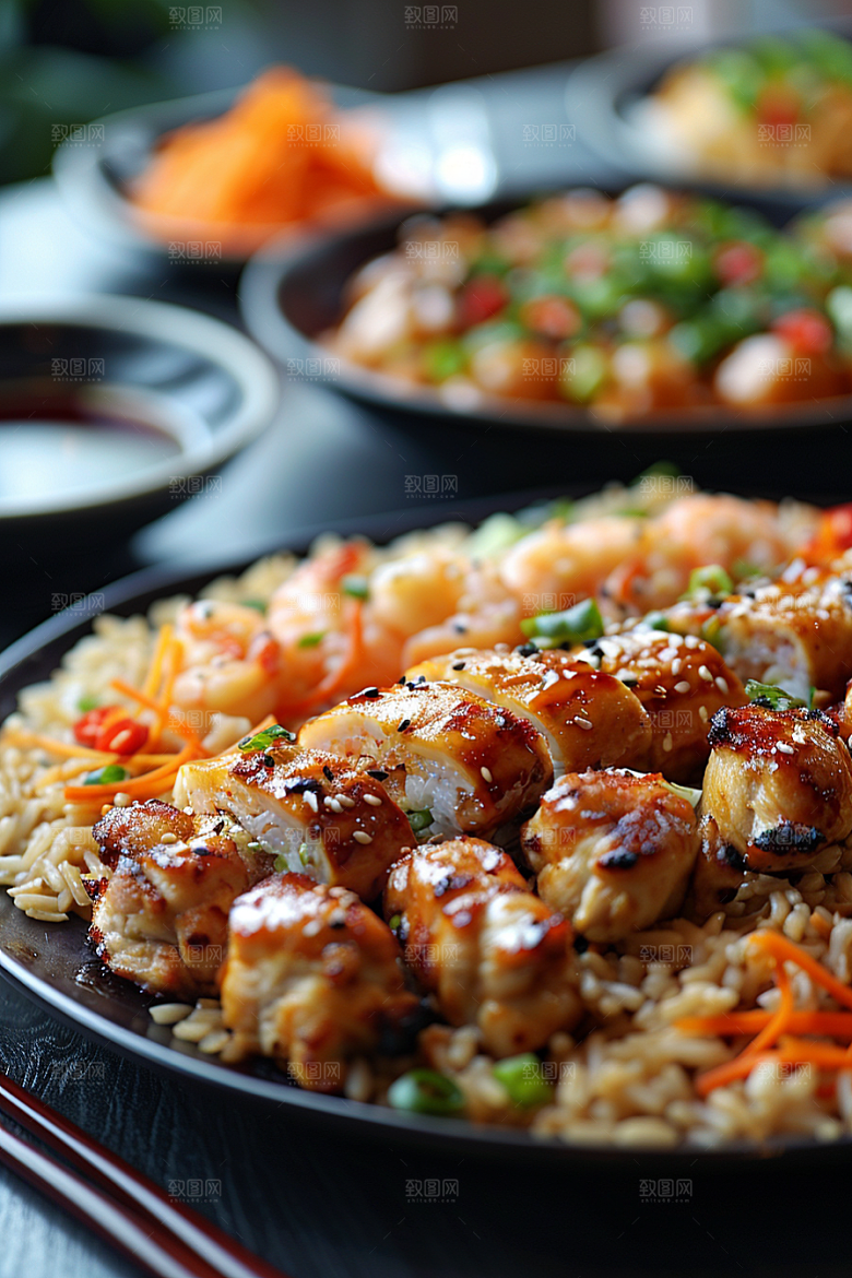 泰国菜美食特色摄影图