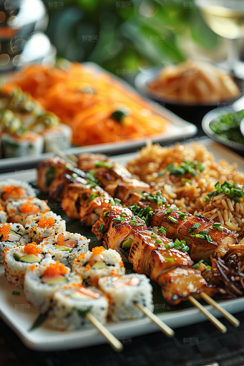 泰国菜香料自然摄影图