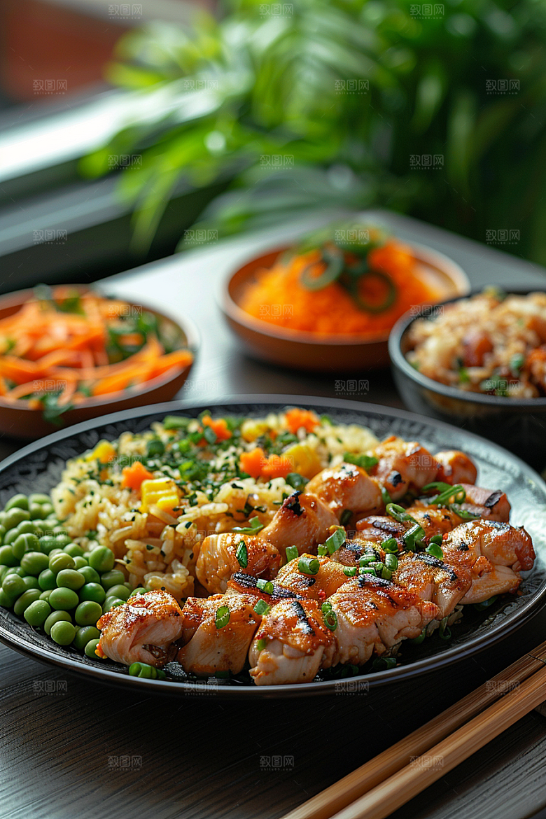 泰国菜美食清新摄影图