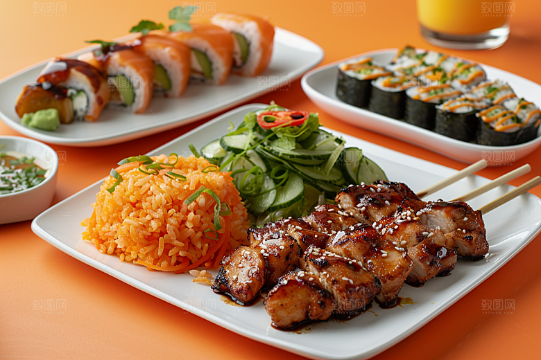 泰国菜泰餐美食摄影图