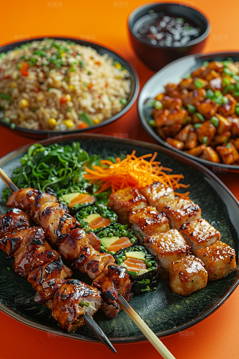 泰国菜美食冬阴功摄影图