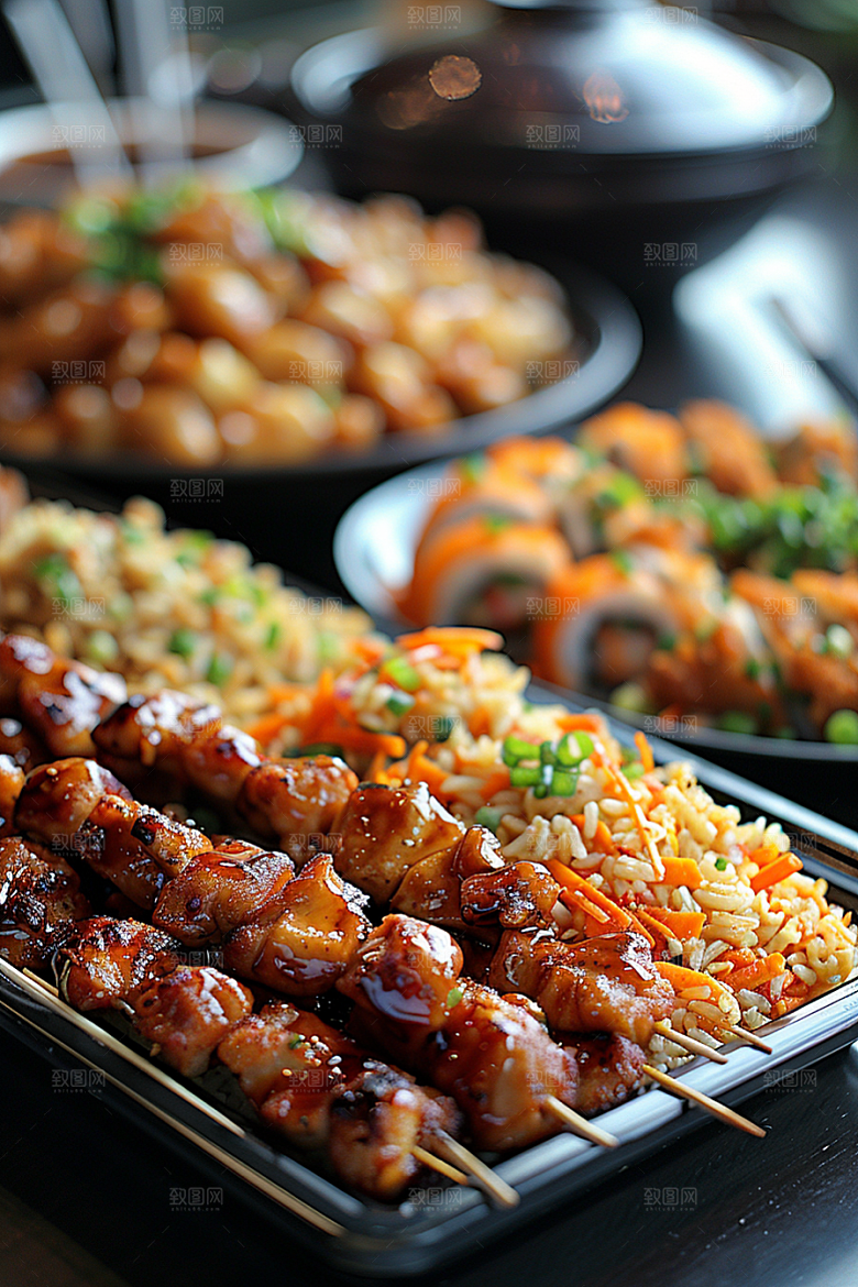 泰国菜香料地方菜摄影图