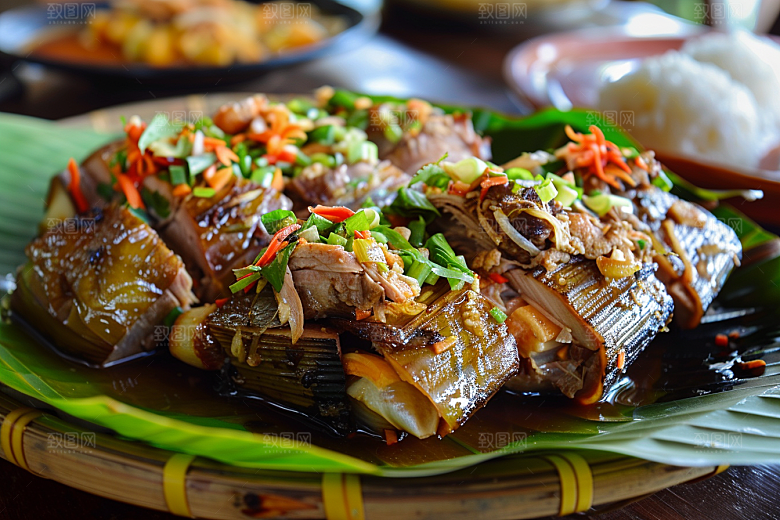 泰国菜香料地方菜摄影图