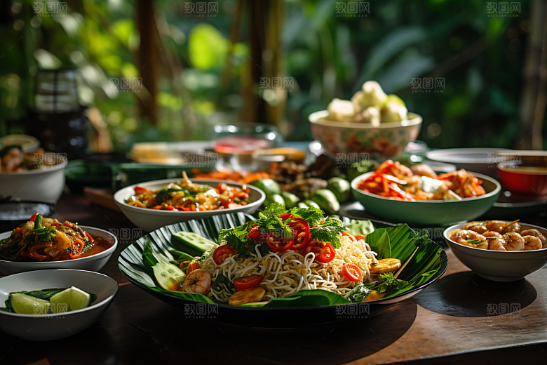 泰国菜高清美食摄影图