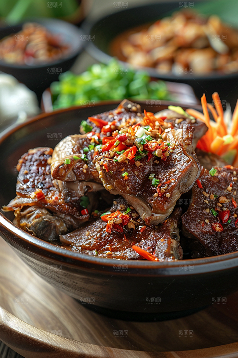 泰国菜美食冬阴功摄影图