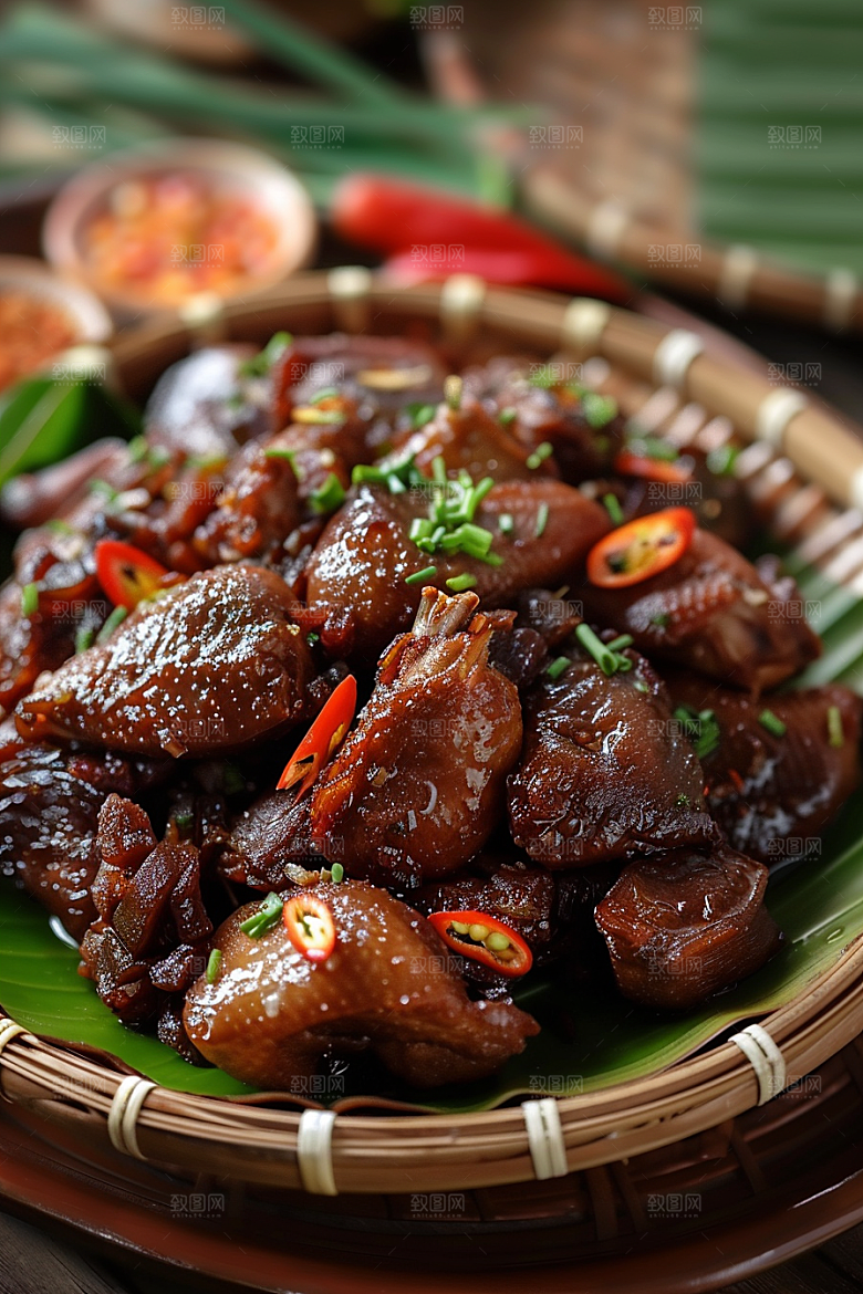 泰国菜泰餐咖喱摄影图