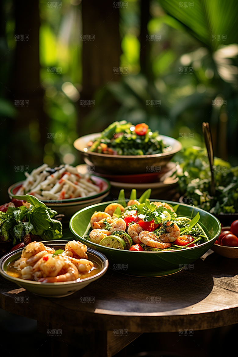 泰国菜美食高清摄影图