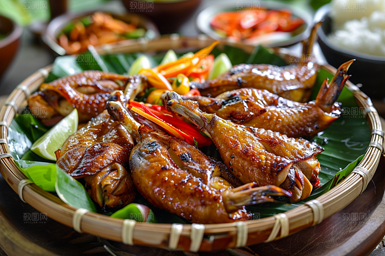 泰国菜美味美食摄影图