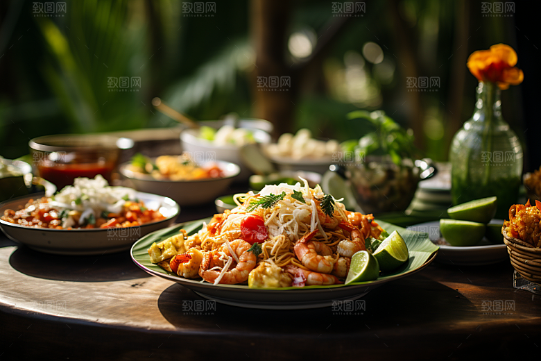 泰国菜高清美食摄影图