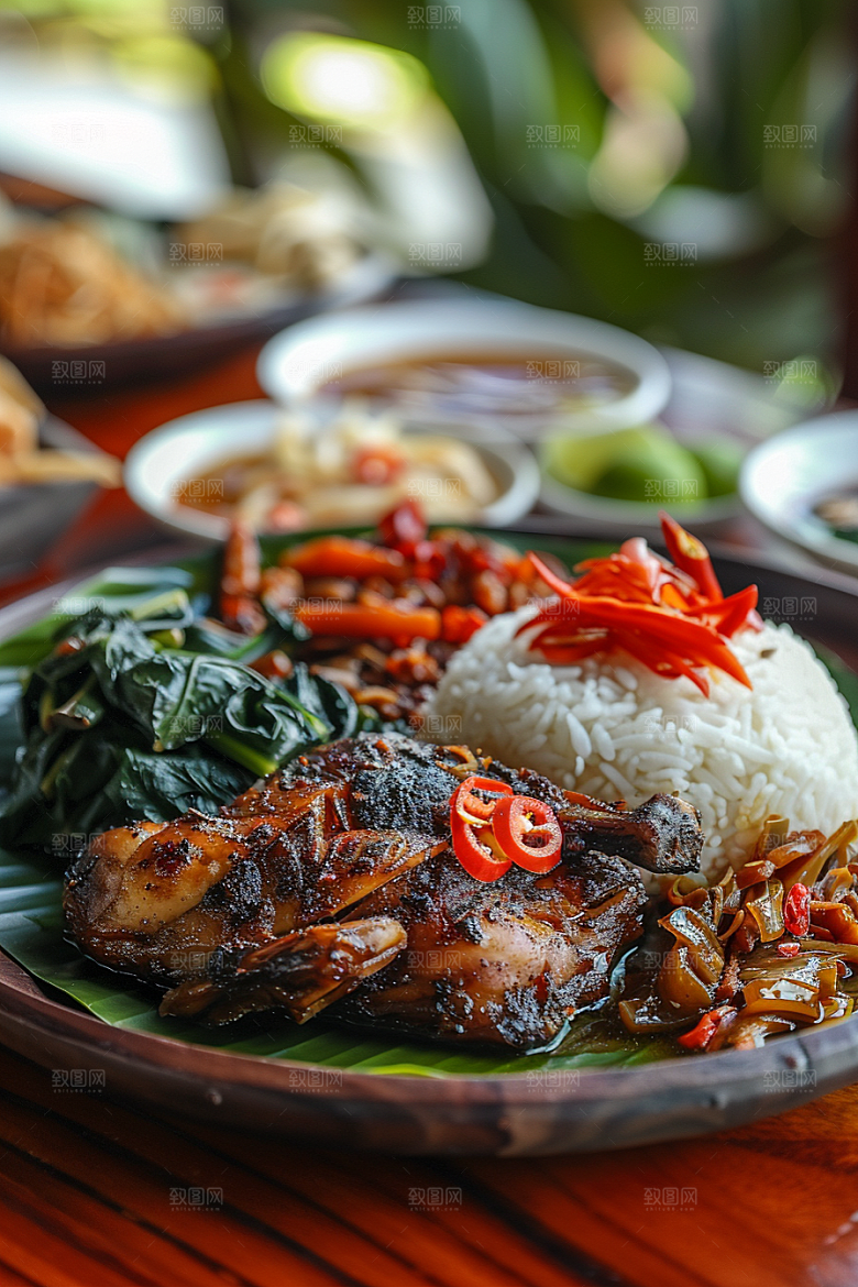 泰国菜高清美食摄影图