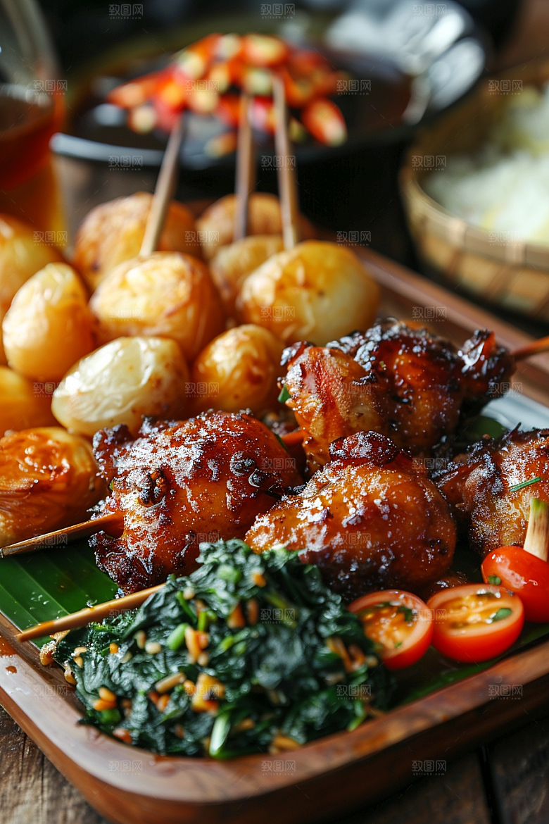 泰国菜高清美食摄影图