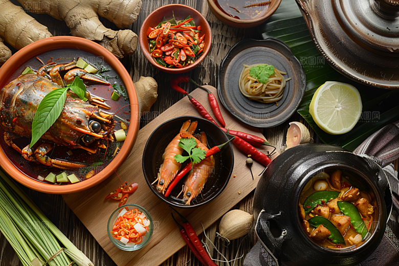 泰国菜高清香料摄影图