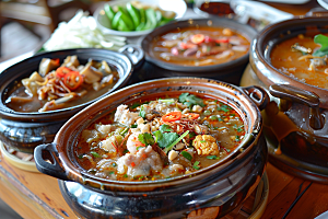 泰国菜美食自然摄影图