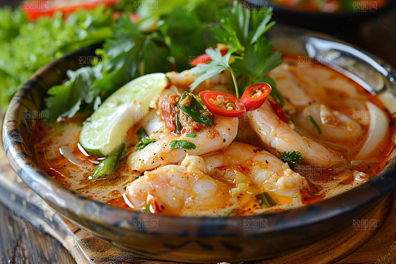 泰国菜美食香料摄影图