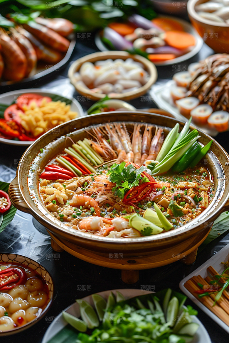 泰国菜美食美味摄影图