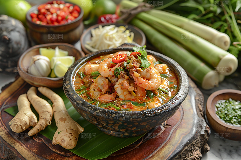 泰国菜美食高清摄影图