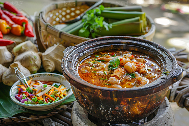 泰国菜高清美食摄影图