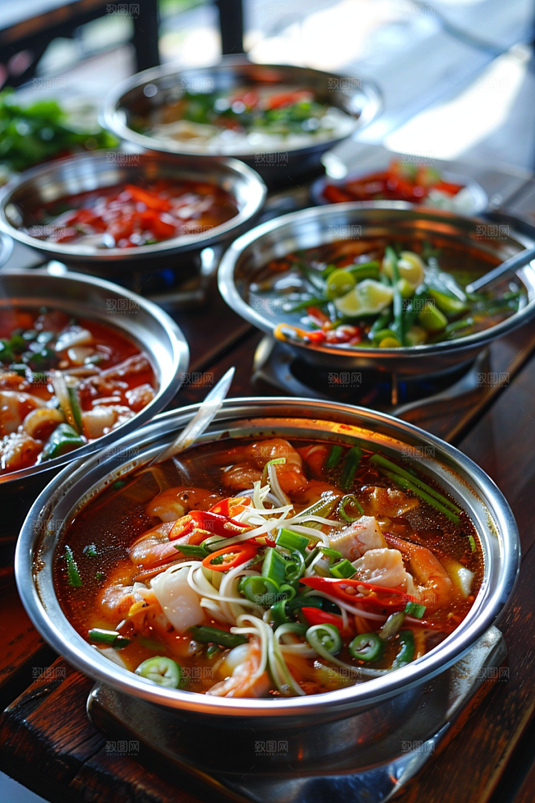 泰国菜特色美食摄影图