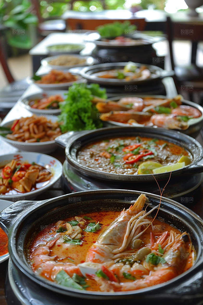 泰国菜泰餐美食摄影图