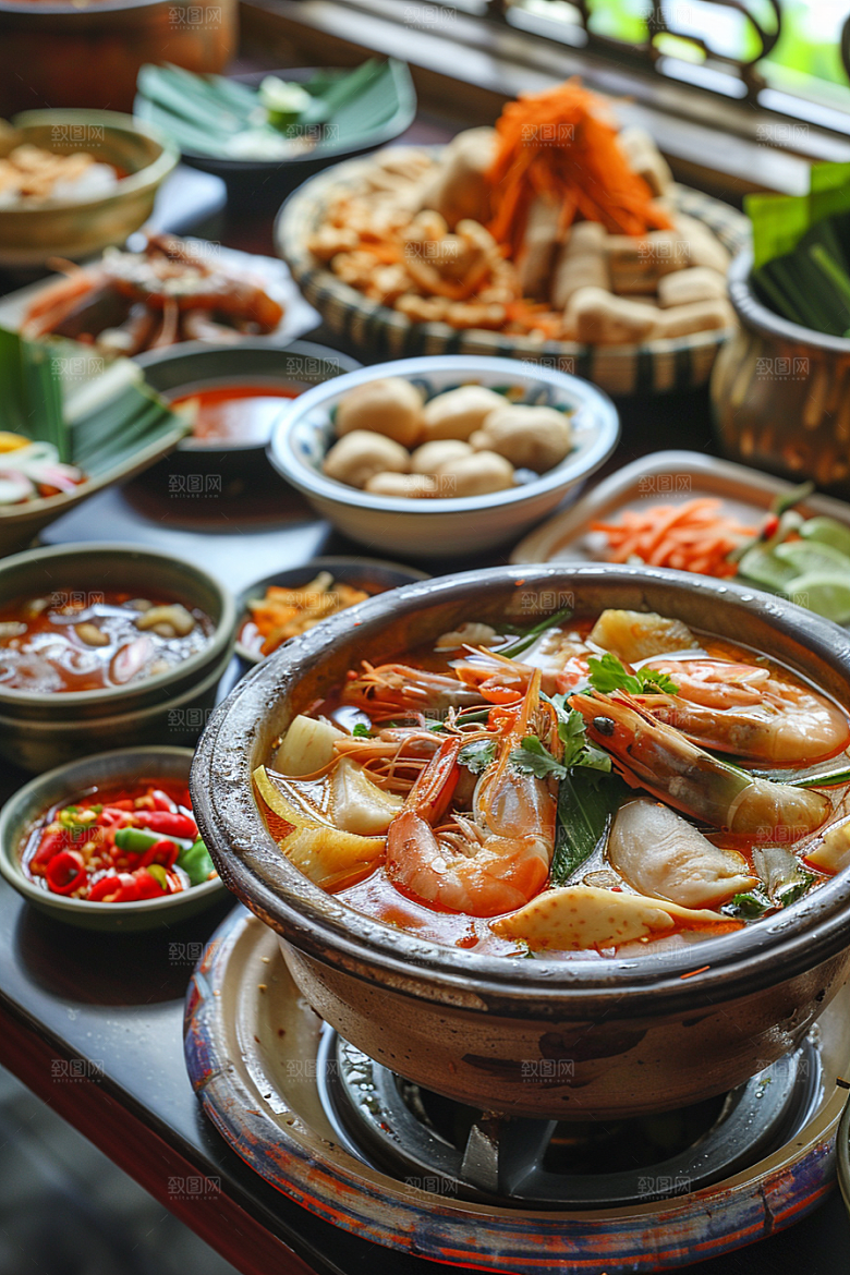 泰国菜高清美食摄影图