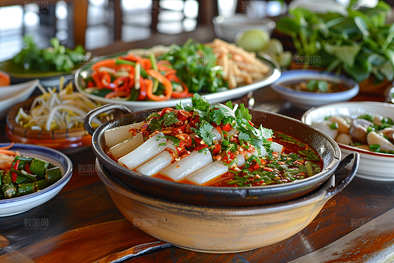 泰国菜美食香料摄影图