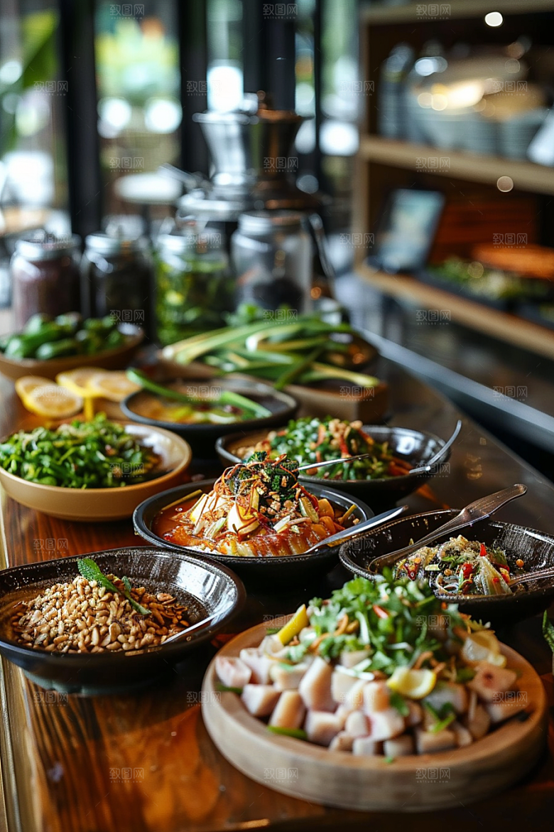 泰国菜美食泰餐摄影图