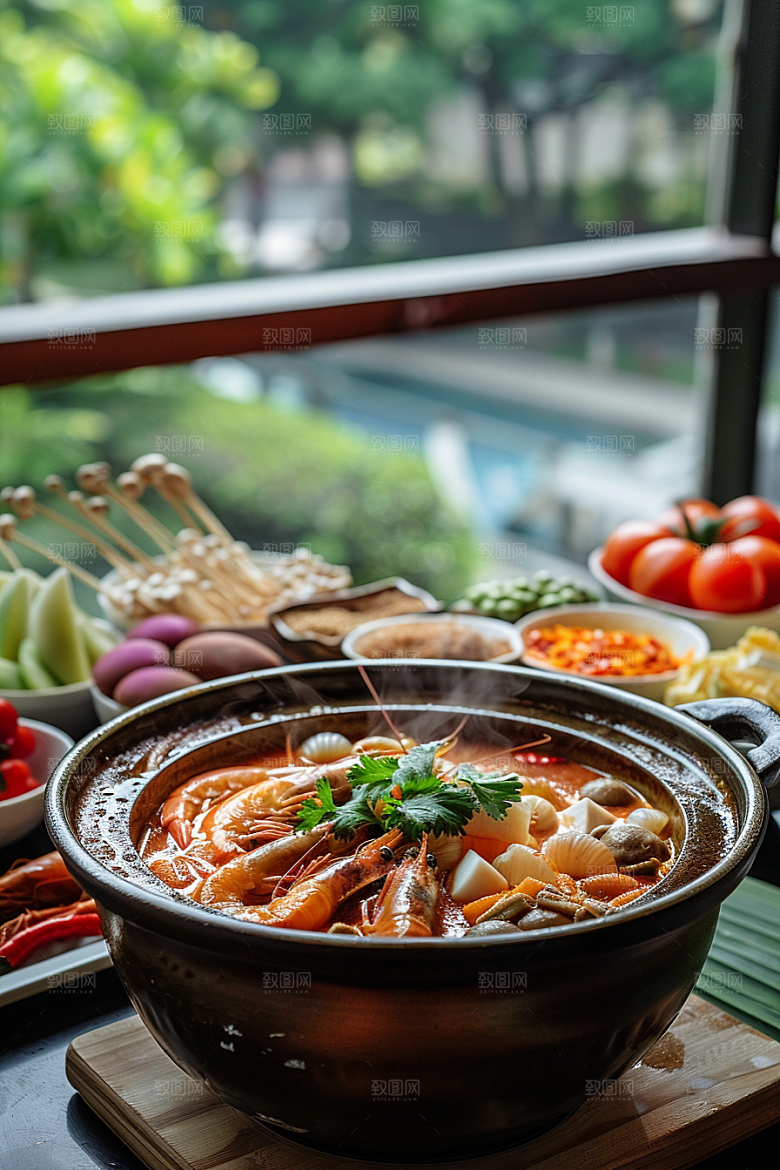 泰国菜香料泰餐摄影图
