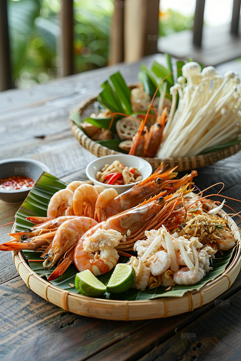 泰国菜美食美食摄影图