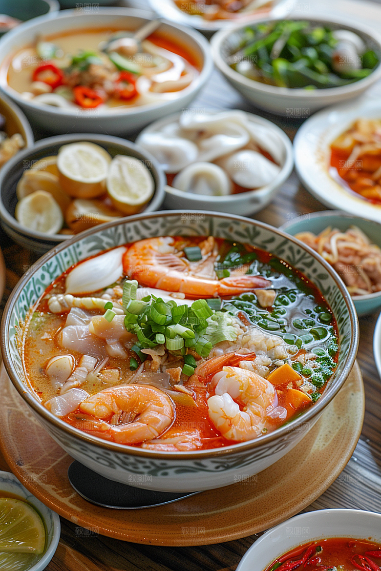 泰国菜冬阴功香料摄影图