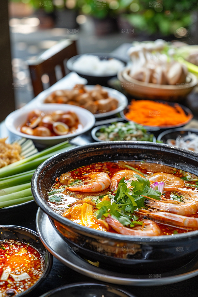 泰国菜清新香料摄影图