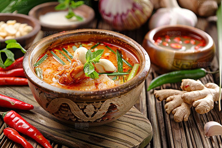 泰国菜高清美食摄影图