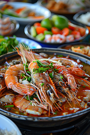泰国菜美食地方菜摄影图